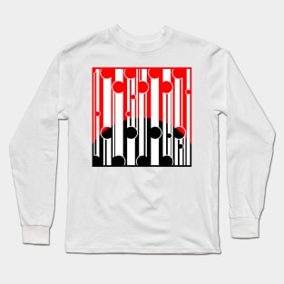 Kowhaiwhai Pattern Long Sleeve T-Shirt